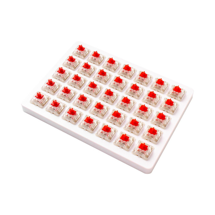 Суичове за механична клавиатура Keychron Cherry MX Red RGB, Switch Set 35 броя - Z44