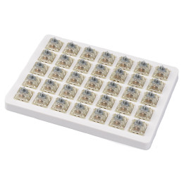 Суичове за механична клавиатура Keychron Cherry MX, Silver, RGB, Switch Set 35 броя - Z47