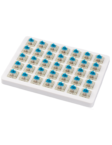 Суичове за механична клавиатура Keychron Cherry MX, Blue, RGB, Switch Set 35 броя - Z45