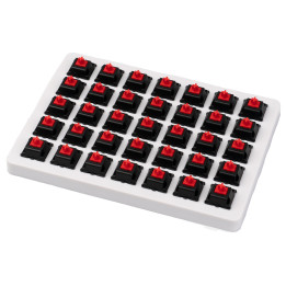 Суичове за механична клавиатура Keychron Cherry MX, Red, Switch Set 35 броя - Z41