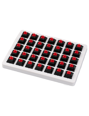 Суичове за механична клавиатура Keychron Cherry MX, Red, Switch Set 35 броя - Z41