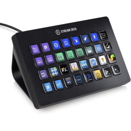 Контролер Elgato Stream Deck, 32 LCD бутона, черен - 10GAT9901