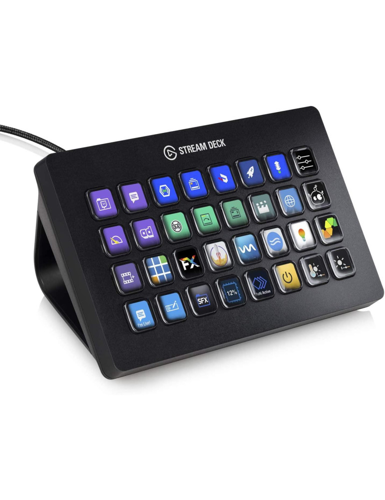 Контролер Elgato Stream Deck, 32 LCD бутона, черен - 10GAT9901