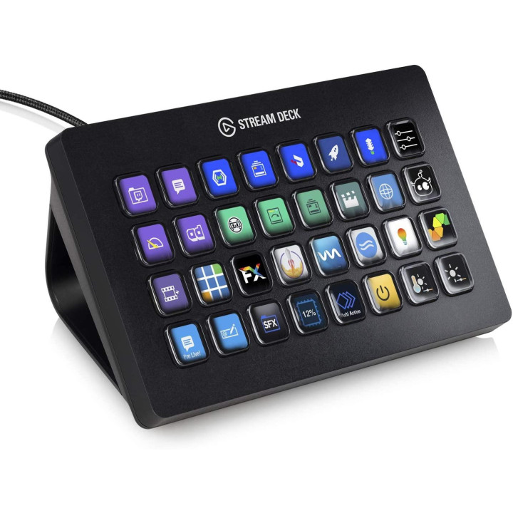 Контролер Elgato Stream Deck, 32 LCD бутона, черен - 10GAT9901