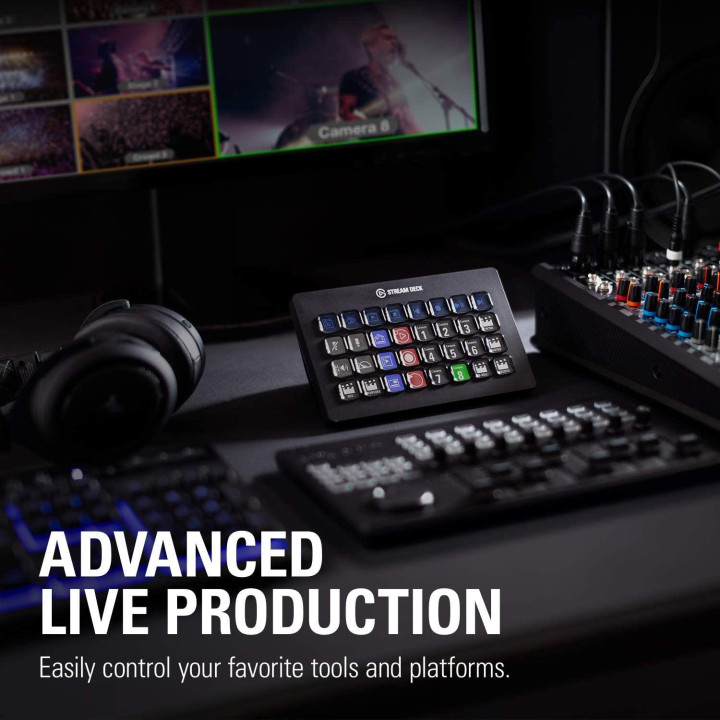Контролер Elgato Stream Deck, 32 LCD бутона, черен - 10GAT9901