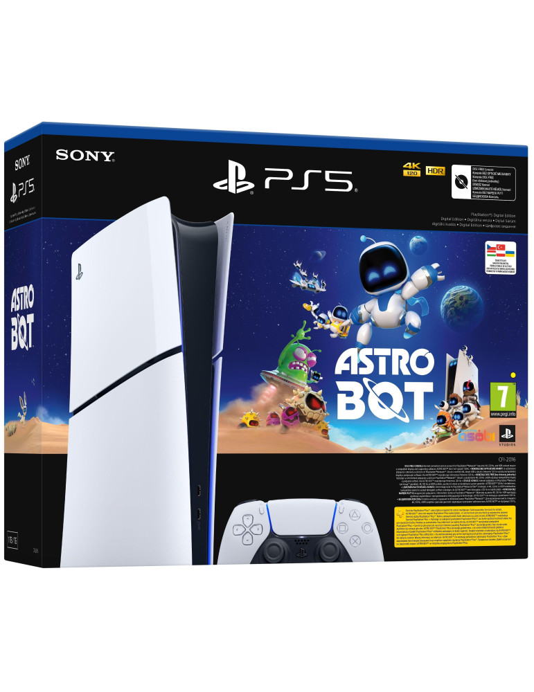 Конзола PlayStation 5 (Slim) Digital Edition - Astro Bot Bundle - SONY-PS5-ASTRO-DIGITAL