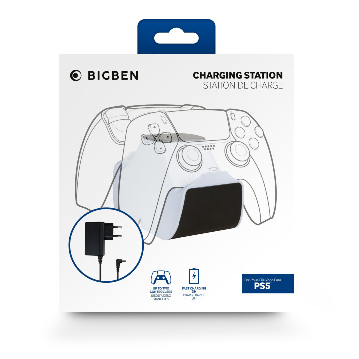 Зарядна станция Nacon PS5 DUAL Charger V4 - PS5DUALCHARGER