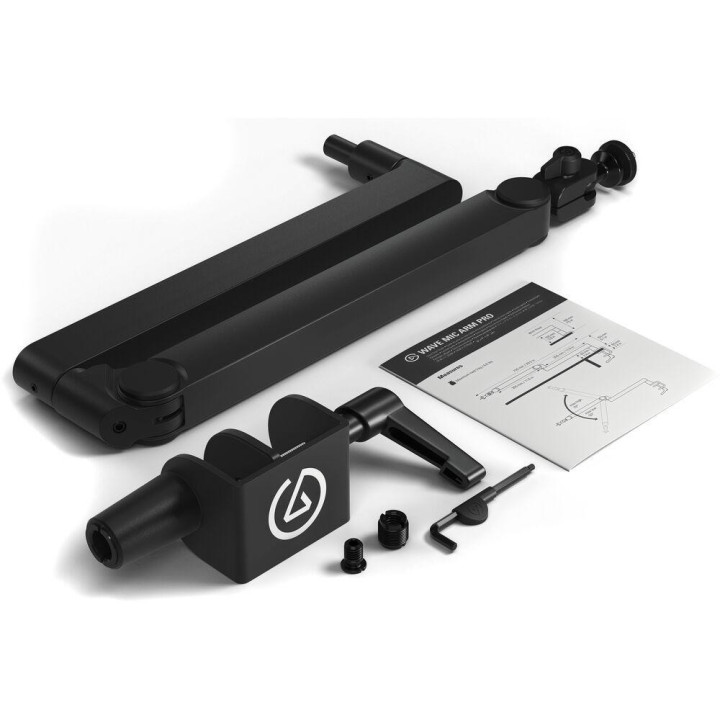 Стойка за микрофон Elgato Wave Mic Arm Pro - Черно - 10AAT9901