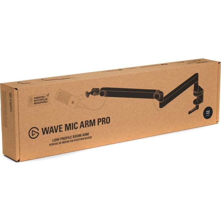Стойка за микрофон Elgato Wave Mic Arm Pro - Черно - 10AAT9901
