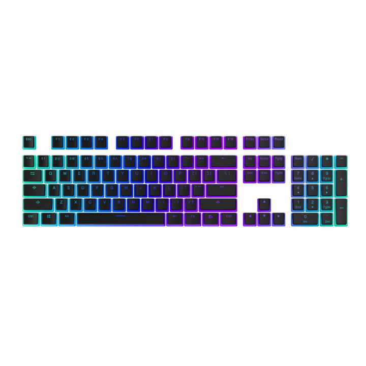 Капачки за механична клавиатура ENDORFY - 124 бр PBT - US Layout - EY0E002