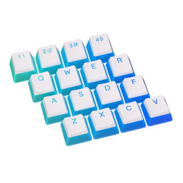 Капачки за механична клавиатура ENDORFY - 124 бр PBT - Onyx White - EY0E003