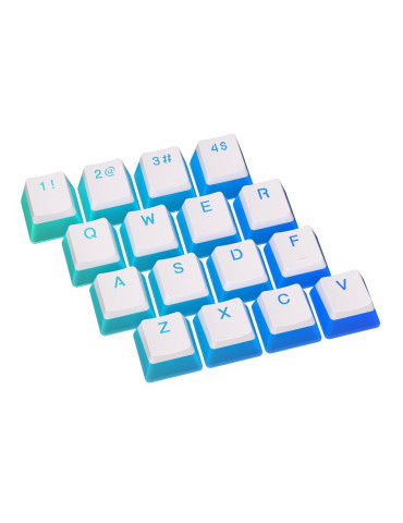 Капачки за механична клавиатура ENDORFY - 124 бр PBT - Onyx White - EY0E003