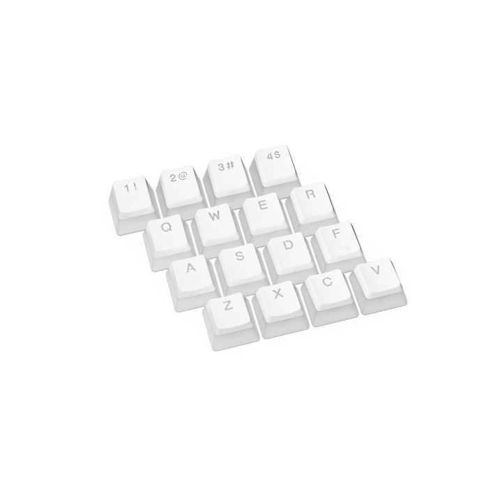 Капачки за механична клавиатура ENDORFY - 124 бр PBT - Onyx White - EY0E003