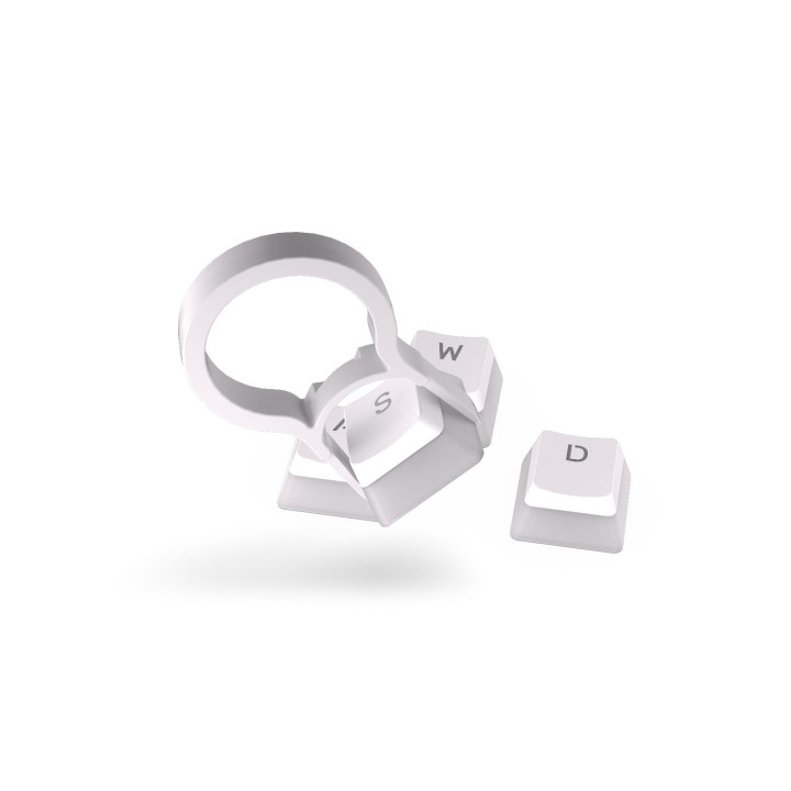 Капачки за механична клавиатура ENDORFY - 124 бр PBT - Onyx White - EY0E003