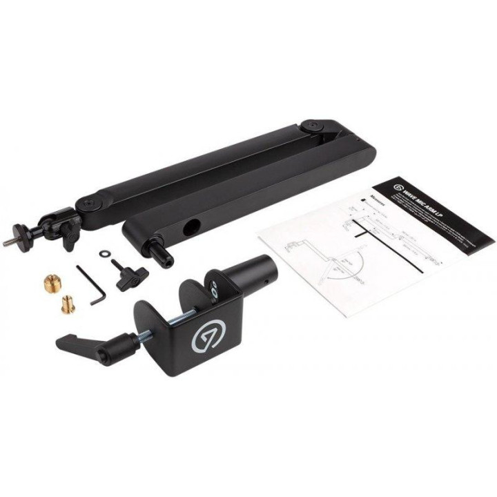 Стойка за микрофон Elgato Wave Mic Arm LP - Черно - 10AAW9901