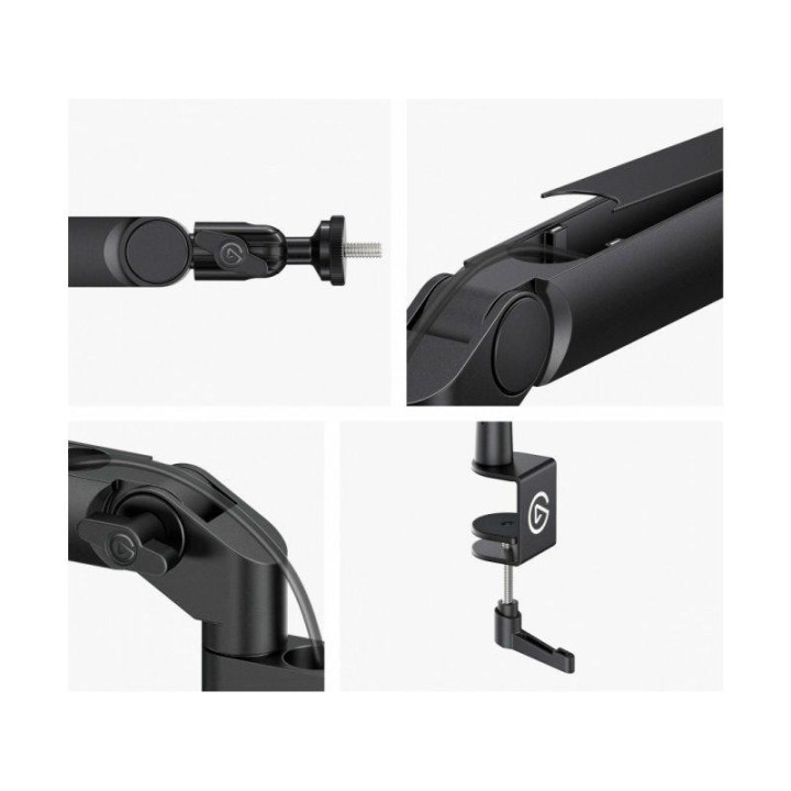Стойка за микрофон Elgato Wave Mic Arm LP - Черно - 10AAW9901