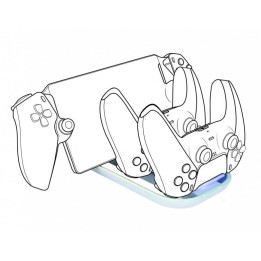 Зарядна станция Nacon, За DualSense падове и Playstation Portal - PS5TRIPLECHARGER