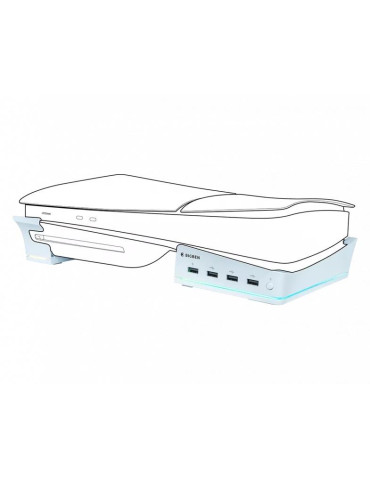Хоризонтална стойка Nacon, За конзола PS5 Slim - PS5SHORIZSTAND