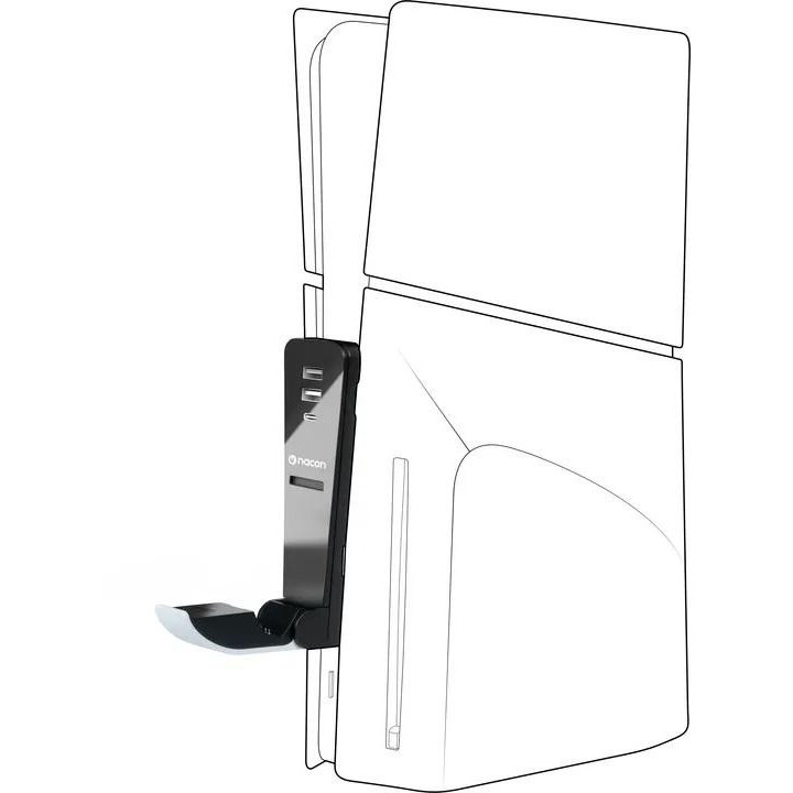Зарядно и хъб Nacon, За конзола PS5 Slim - PS5SMULTICHARGE