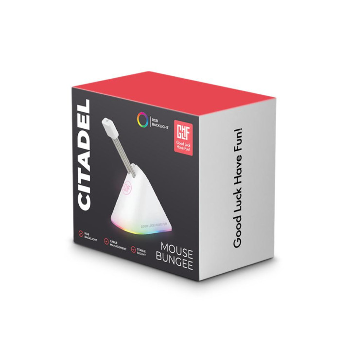 Геймърски аксесоар за кабела на мишката FragON Citadel RGB - White - FGLMB22WTCTDLRGB8