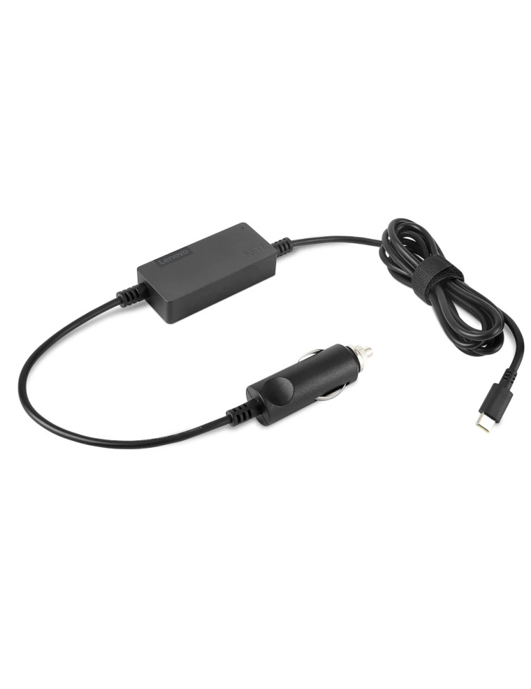 Адаптер/Зарядно за лаптоп Lenovo 65W USB-C DC Travel Adapter - 40AK0065WW