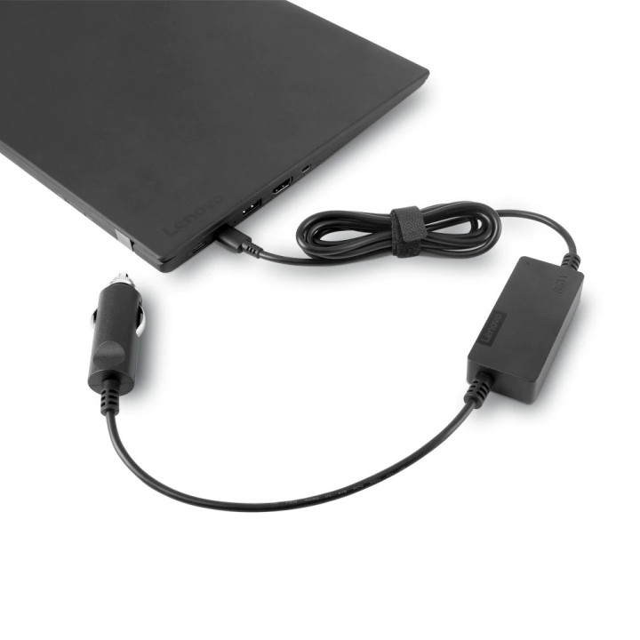 Адаптер/Зарядно за лаптоп Lenovo 65W USB-C DC Travel Adapter - 40AK0065WW
