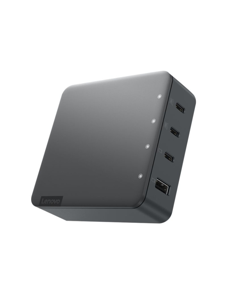Многопортов хъб за зареждане Lenovo Go 130W Multi-Port Charger, 4 output connectors (USB, 3 x USB-C) - G0A6130WEU