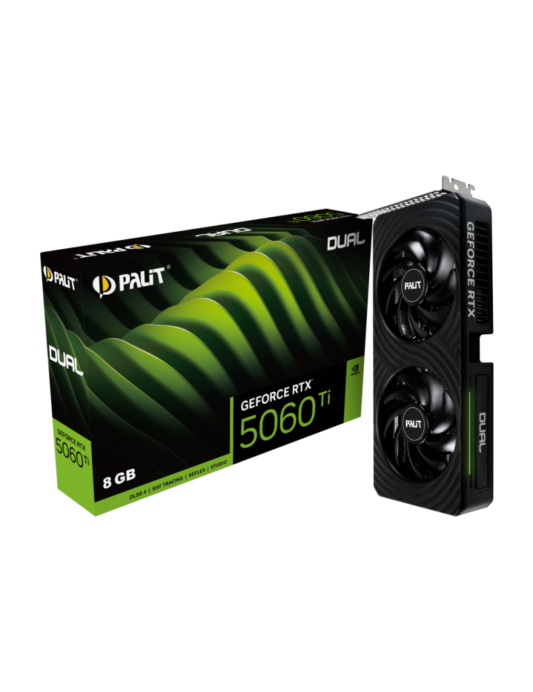 Видео карта Palit GeForce RTX 5060 Dual 8GB GDDR7, 128bit - NE75060019P1-GB2063D