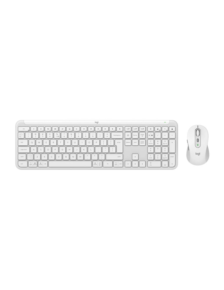 Комплект клавиатура с мишка Logitech Signature Slim Combo MK950 - USINTL Offwhite - 920-012491