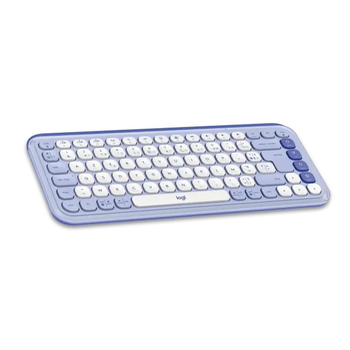 Комплект клавиатура с мишка Logitech Pop Icon Combo - Lilac - US INT'L - INTNL-973 - 920-013078