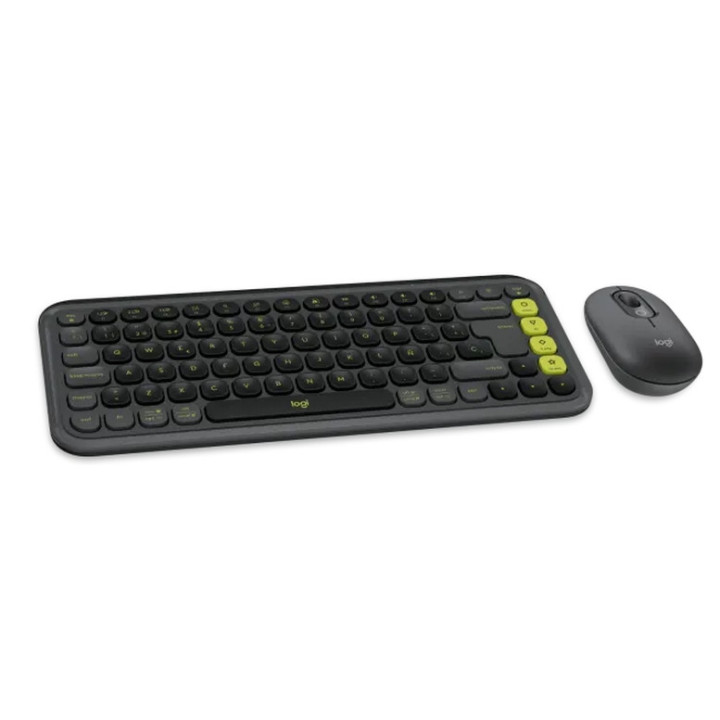 Комплект клавиатура с мишка Logitech Pop Icon Combo - Graphite - US INT'L - BT - N/A - INTNL-973 - 920-013140