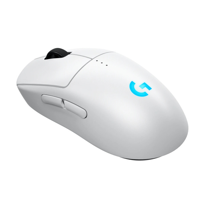 Безжична геймърска мишка Logitech G Pro 2 Lightspeed Wireless, White - 910-007302