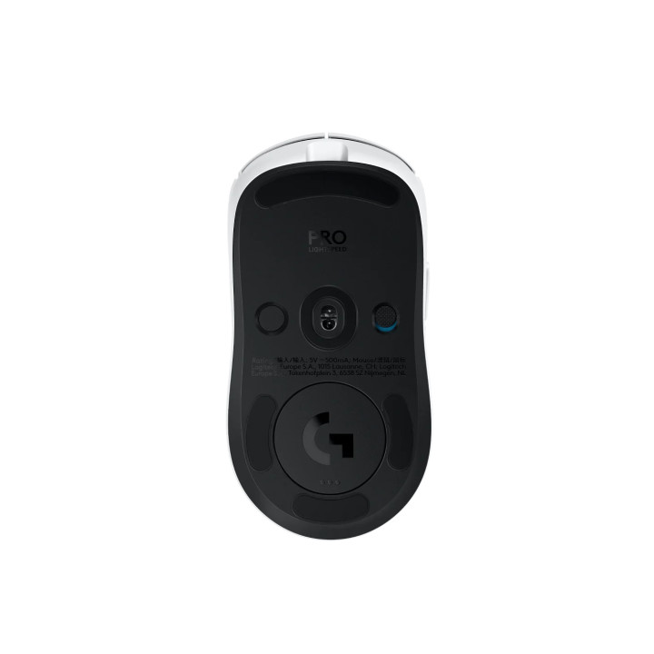 Безжична геймърска мишка Logitech G Pro 2 Lightspeed Wireless, White - 910-007302