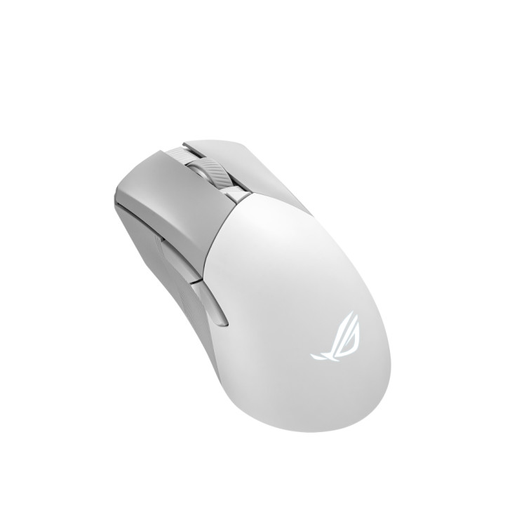 Безжична геймърска мишка Asus ROG Gladius III Wireless AimPoint, Бяла - 90MP02Y0-BMUA11