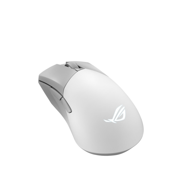 Безжична геймърска мишка Asus ROG Gladius III Wireless AimPoint, Бяла - 90MP02Y0-BMUA11