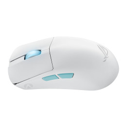 Безжична геймърска мишка Asus ROG Harpe Ace Aim Lab Edition, White - 90MP02W0-BMUA10