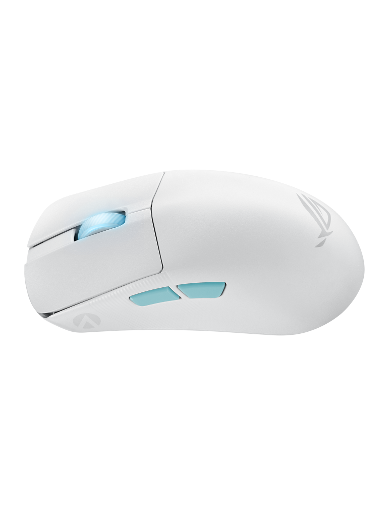 Безжична геймърска мишка Asus ROG Harpe Ace Aim Lab Edition, White - 90MP02W0-BMUA10