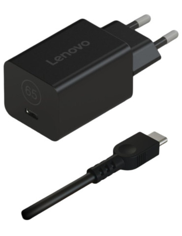 Адаптер/Зарядно за лаптоп Lenovo GaN Nano 65W Adapter - 40AWGN65EU
