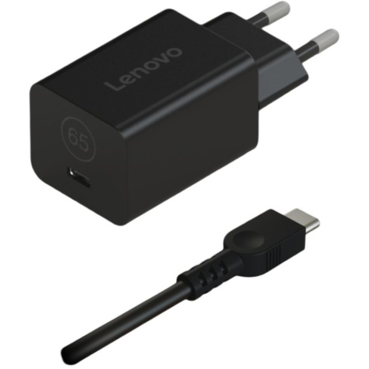 Адаптер/Зарядно за лаптоп Lenovo GaN Nano 65W Adapter - 40AWGN65EU
