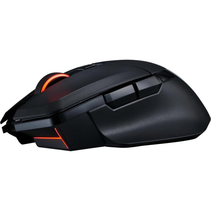 Безжична геймърска мишка PowerColor ALPHYN AM10, Black - 2U1-G000041000