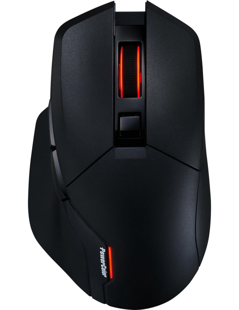 Безжична геймърска мишка PowerColor ALPHYN AM10, Black - 2U1-G000041000