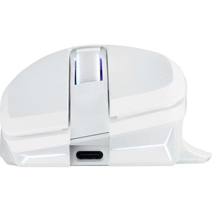 Безжична геймърска мишка PowerColor ALPHYN AM10, White - 2U1-G000041001