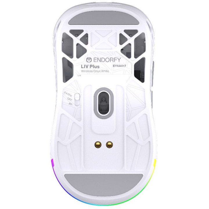 Безжична геймърска мишка ENDORFY LIV Plus Onyx White - EY6A017