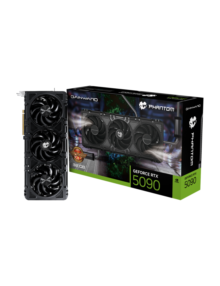 Видео карта Gainward GeForce RTX 5090 Phantom GS 32GB GDDR7, 512bits - NE75090S19R5-GB2020P