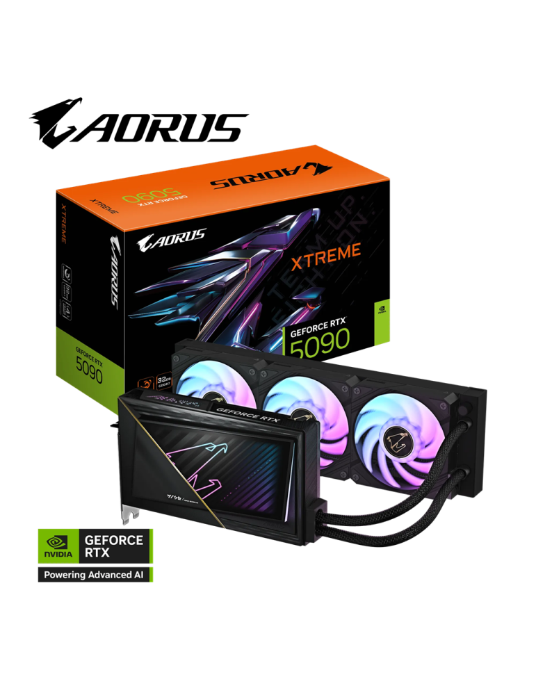Видео карта Gigabyte GeForce RTX 5090 AORUS XTR WFORCE 32GB GDDR7, 512bits - GV-N5090AORUSX W-32GD