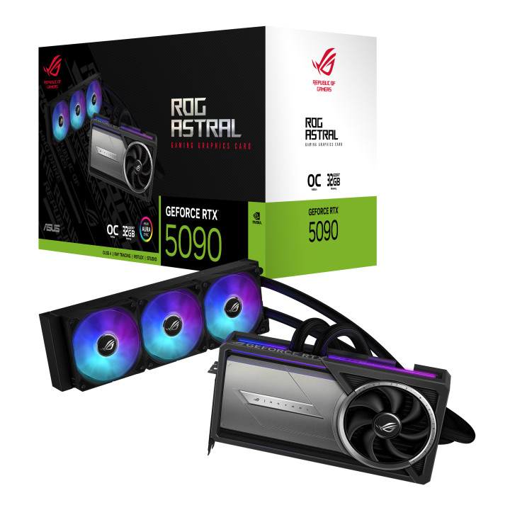 Видео карта Asus ROG Astral LC GeForce RTX 5090 OC 32GB GDDR7 - 90YV0LW2-M0NA00