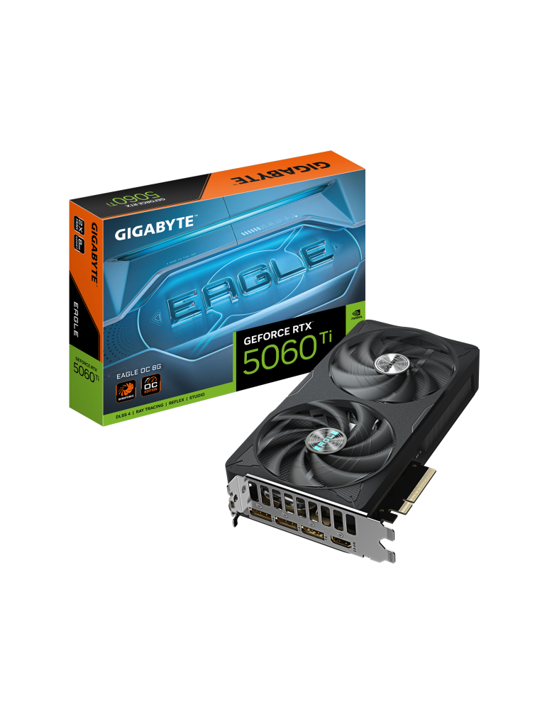 Видео карта Gigabyte GeForce RTX 5060 TI EAGLE OC 8GB GDDR7 - GV-N506TEAGLE OC-8GD