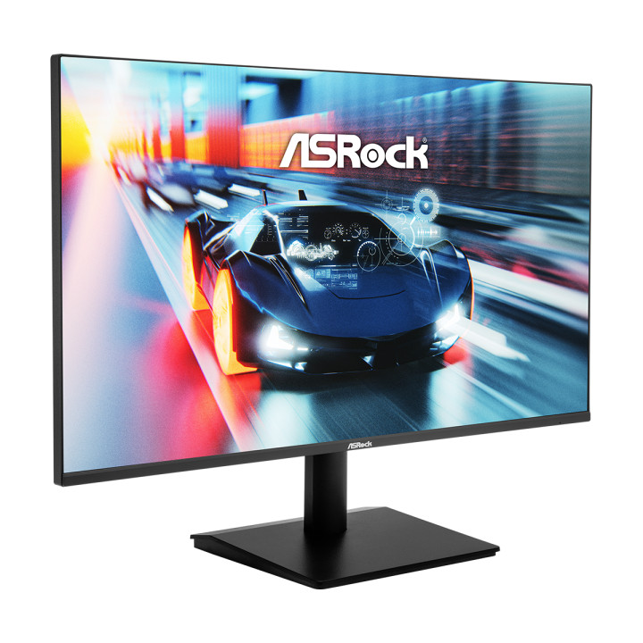 Монитор AsRock CL25FFA 24.5" FHD(1920x1080) IPS, Anti-Glare, 120 Hz, 103 sRGB, 16:9, 1300:1, 300 nits, 178/178, 1ms (MPRT), Flicker-free, Tiltt Adjustment, HDMI 1.4, VGA
