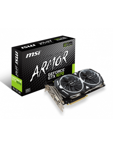 Видео карта MSI Nvidia GeForce GTX 1070 ARMOR 8GB GDDR5 OC