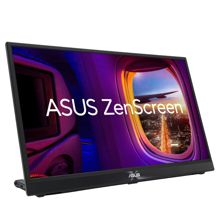Монитор Asus ZenScreen MB17AHG, 17.3", FHD, IPS, черен - 90LM08PG-B01170